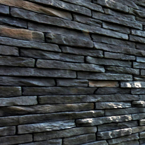 Exterior Stone Cladding Sierra Graphite The - Slate Wall Cladding Outdoor