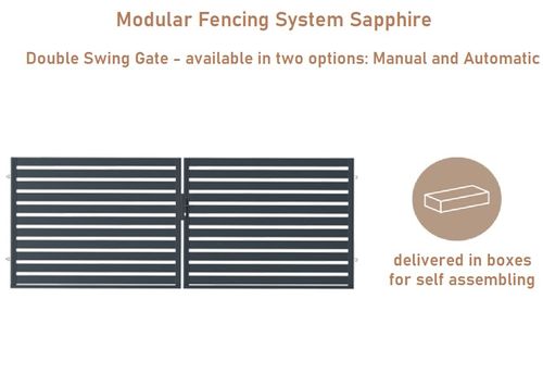 Double Swing Gate - SAPPHIRE