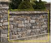 Fence Wall Ledgestone Grey 10 Wall blocks